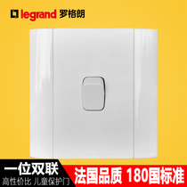 TCL switch socket One duplex wall panel single open double control small button nail type 86 type electric camera concealed