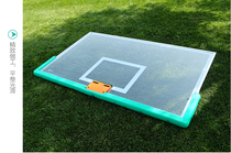 Basketball board tempered glass rebounding national standard 180 outdoor adult rebounding aluminum alloy edging basketball frame glass plate