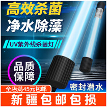 Fish tank sterilization lamp aquarium algae removal ultraviolet lamp fish pond algae removal lamp sterilization treatment sterilization lamp 10W