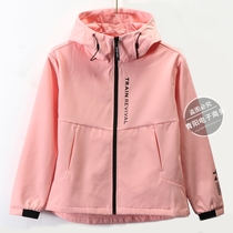 361 Degree coat womens 2019 autumn new womens 361 Sports single trench coat hooded long sleeve sportswear womens top
