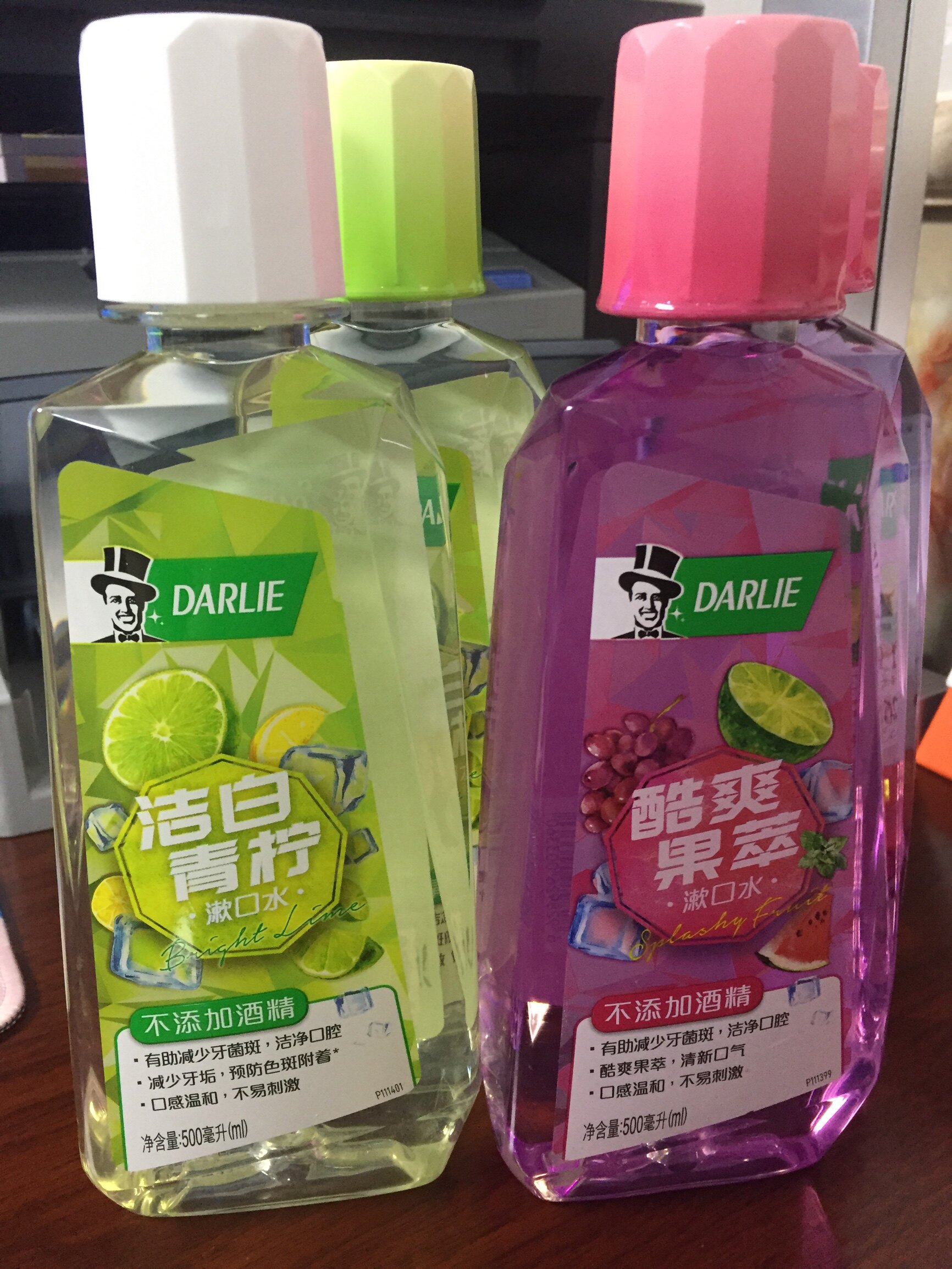 黑人果味漱口水除口臭漱口液口腔清洁护理清新口气 - 买家秀图片