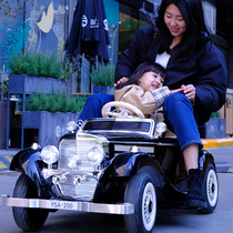 Mercedes-Benz classic car Children electric car four-wheel remote control car baby toy car can sit adults and children