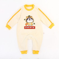 Korean Boy Clothing 6 Months Baby Clothes Spring Autumn Season Newborn Conjoined Clothes 3 Months Male And Female Baby Without Bone Climbing Suit