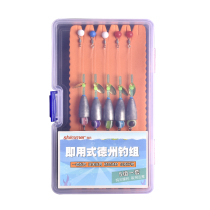 Dezhou fishing group set crank hook soft worm t tail soft bait mandarin fish bass hook Luya bullet lead anti-hanging bead