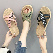 Wet Water Outside Wearing Slippers Women 2021 New Summer Cool Drag Softbottom Pregnant Women Shoes Seaside Korean Version Beach Women Sandals