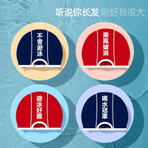 Japanese creative adult men and women couples retro swimming cap professional comfortable long hair large cloth cute swimming cap