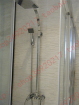 HCG and adult bathroom shower faucet BF6016 bottom water single handle square double shower faucet