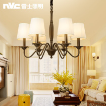 Rex lighting European chandelier living room lamp retro post modern light luxury industrial hall bedroom lamp restaurant lamp