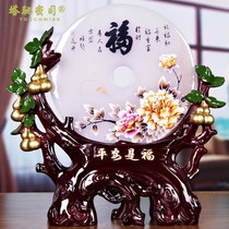 Touch Miss. jade Ping An Buckle Pendulum home Accessories New Room Living-room Dress Furnishing Opening New Residence Gift