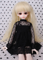 BJD doll SD doll 1 4 black lace suit 4 clothes (can be dimensioned)