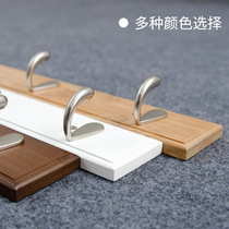 Fitting room clothing store dressing bathroom hook a row of long kitchen hook simple door wooden row hook