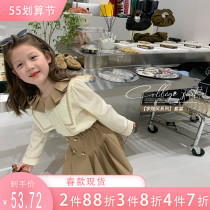Foam home Custom childrens clothing 2022 new Childrens College Wind suit Baby Ocean Gas Skirt Girl Korean version Spring Festival dress