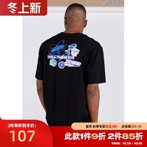 ZONEiD summer new sports short sleeve T-shirt mens round neck casual trend pattern printing wild super light top