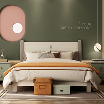 Childrens bed Solid wood modern minimalist 1 5 meters 1 2m bed Boy girl princess bed Child bed Cartoon single bed