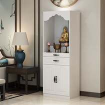 Modern simple Buddhist cabinet Buddha statue for Taiwan Buddhist cabinet shrine for table home God of wealth Guan Gong Guanyin standing cabinet with door
