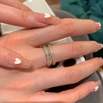 Send the ring ring exquisite ins tide index finger ring female light luxury niche design fashion personality simple open ring