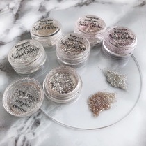 QJforu Nail Art Glitter Extreme Fine Glitter Sequins Tsumekira Same Gold Leaf Crushed Gold Leaf Powder