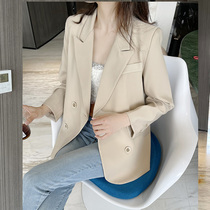 Blazer ladies spring and autumn thin high-end fried street 2021 new black casual small man suit jacket