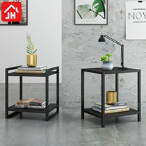 Simple modern bedside table iron paint bedside cabinet bedroom locker economy Nordic simple storage cabinet