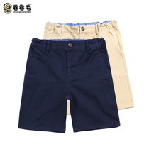 elementary school children's pants British College style cotton summer kindergarten classwear boys' shorts