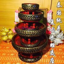 Thailands new spot diameter 25cm Buddha brand for Taiwan Teak plate base supplies hot recommended popularity