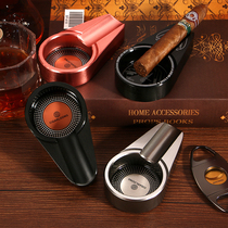 Gelon cigar ashtray fashion trend personality metal stainless steel large decoration living room creative single ashtray