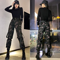 Sports suit Men and women in the same style Overalls camouflares Pants Square Dance New Fashion Cool Style Ghost dancing Yang Liping Autumn