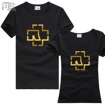 Heavy metal rock German tank band semi-short-sleeved T-shirt women and mens music T-shirt team