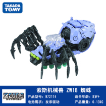 Japan TOMY Domica ZIODS Sos mechanical beast Spider animal assembly model robot clockwork toy