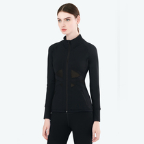 Bodhi yoga jacket womens autumn and winter professional gym yoga jacket zipper cardigan long sleeve yoga suit
