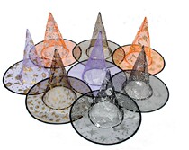 Halloween ghost festival supplies ghost hat witch hat witch hat dance party props