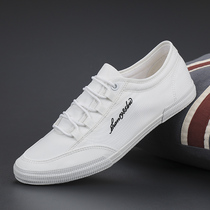 Sails shoes Mens breathable deodorant Han version Tide Summer White Board Shoes Low Bunch Shoes Casual 100 hitch Flat bottom Little White Shoe Men
