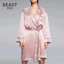 THEBEAST FAUVIST HARD CANDY SILK FLANNEL LADIES SOOT powder NIGHTGOWN PAJAMAS HOME CLOTHES