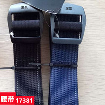Bird's outdoor quick-drying nylon belt lightweight aluminum alloy buckle head casual belt for men and women 17381