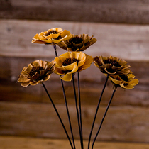 Sun Floral Bouquet Flower Arrangement Emulation Floral Flowers Real Flower Eu Style Living Room Floor Flower Bouquet Decorative Vase Plastic Flowers