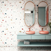 Color terrazzo tile Bar restaurant shop tile 600X1200 Living room bedroom balcony wall tile Floor tile