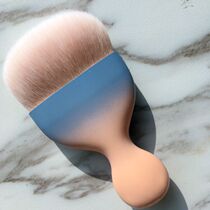 Repair brush blush brush pastry brush small fish foundation brush with protective cover fiber wool for easy hand
