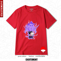 Crayon Shinchan joint Naruto short-sleeved T-shirt Sasuke Itachi Kakashi anime summer cotton student half-sleeve t