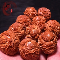 It is a bracelet with non - 9 rotation dry kun olive nucleus - writing - 20 MM large seed in Kowloon Tibetan Sea