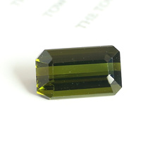 2 12 carat natural electro-optical green beaming bare stone small anise ring face color bright crystal clean fire color sparkling