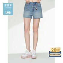 Lee mall with the same 21 spring and summer new jade cool blue cowgirl shorts L398536USAVW