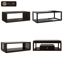 New Chinese white wax wood solid wood tea table modern minimalist book room Living Room Villa-style Room Living Room Zen furniture
