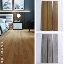 Nordic wood color gray wood grain tile 150x900 all-ceramic floor tiles Guest dining room bedroom study antique brick