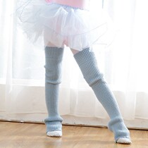 Childrens childrens dance ballet special leggings ankle protection thigh calf Latin dance stockings cover autumn and winter