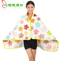 Autumn and winter air-conditioned room cover blanket warm shawl knee pad cover lazy man cover Office school students take lunch break