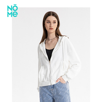 NOME Normie Womens Clothing youth Students College Wind pure color Sport Lianhood jacket Female WPPQ0026