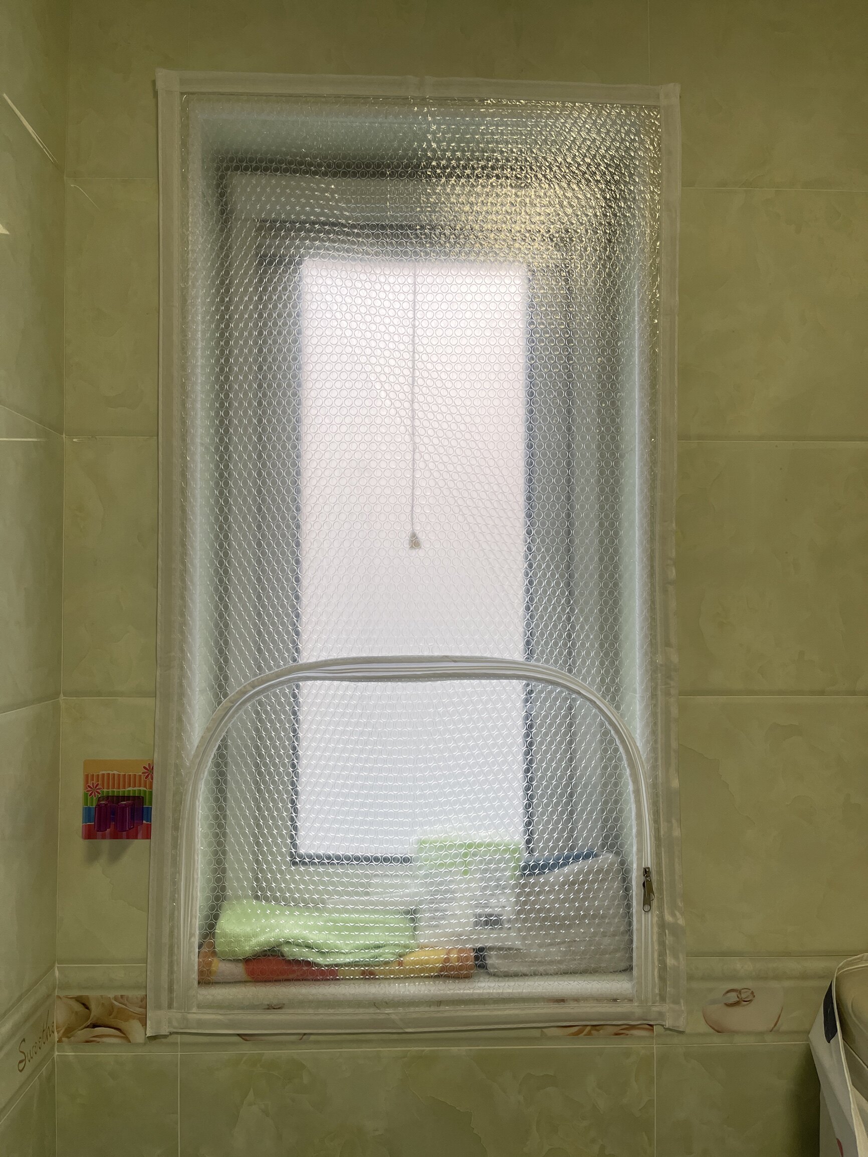 冬季密封窗户防风保暖窗帘冬天卧室防寒保温膜双层防漏风挡风神器