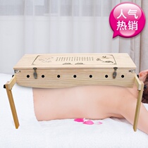 Kegu moxibustion solid wood moxibustion box wooden back supervision moxibustion large moxibustion box household moxibustion temperature moxibustion instrument utensils