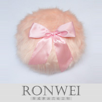 Model room Daughter room Princess round pillow Bow pillow Nordic sofa cushion round pillow Pink plush pillow