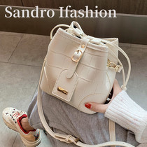 France Sandro Ifashion shoulder small bag women 2021 new fashion crossbody bucket bag mobile phone bag